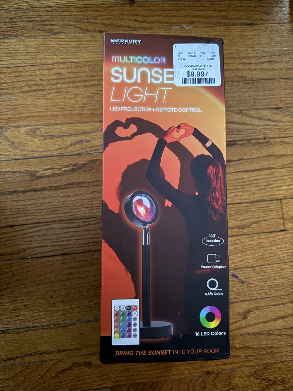 Merkury Multicolor Sunset Light LED Projector - Red & Orange